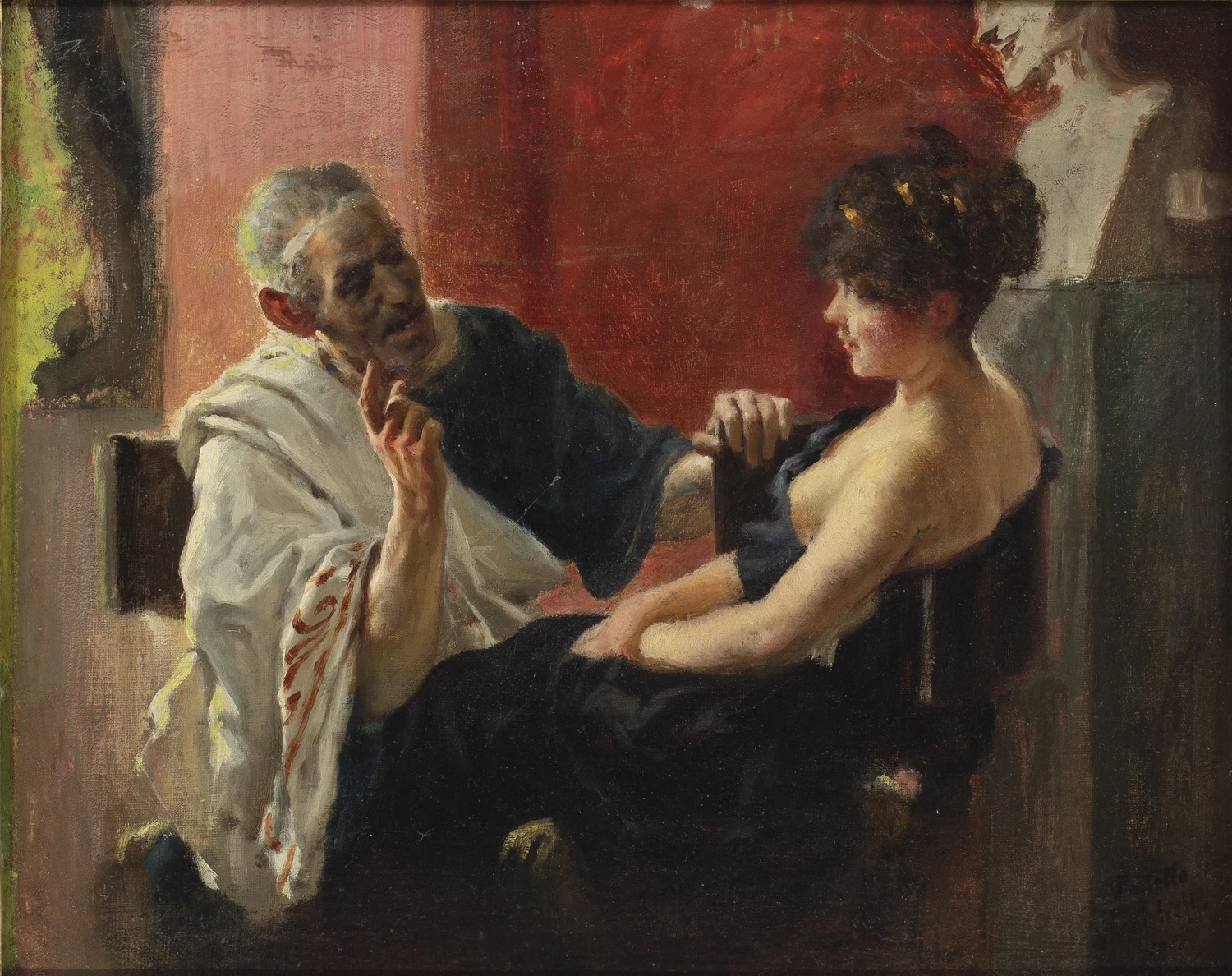 Il filosofo e la musa, 1902